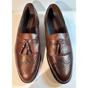 Florsheim Imperial Lexington Shoes Men’s 13 D Brown Tassel Loafers Leather NWOB